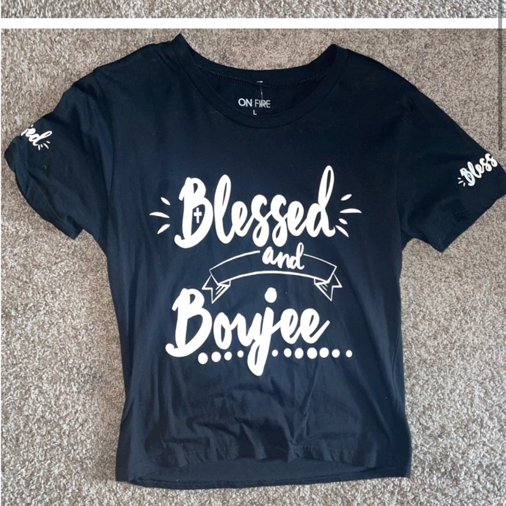 Black graphic tee - Picture 2 of 5